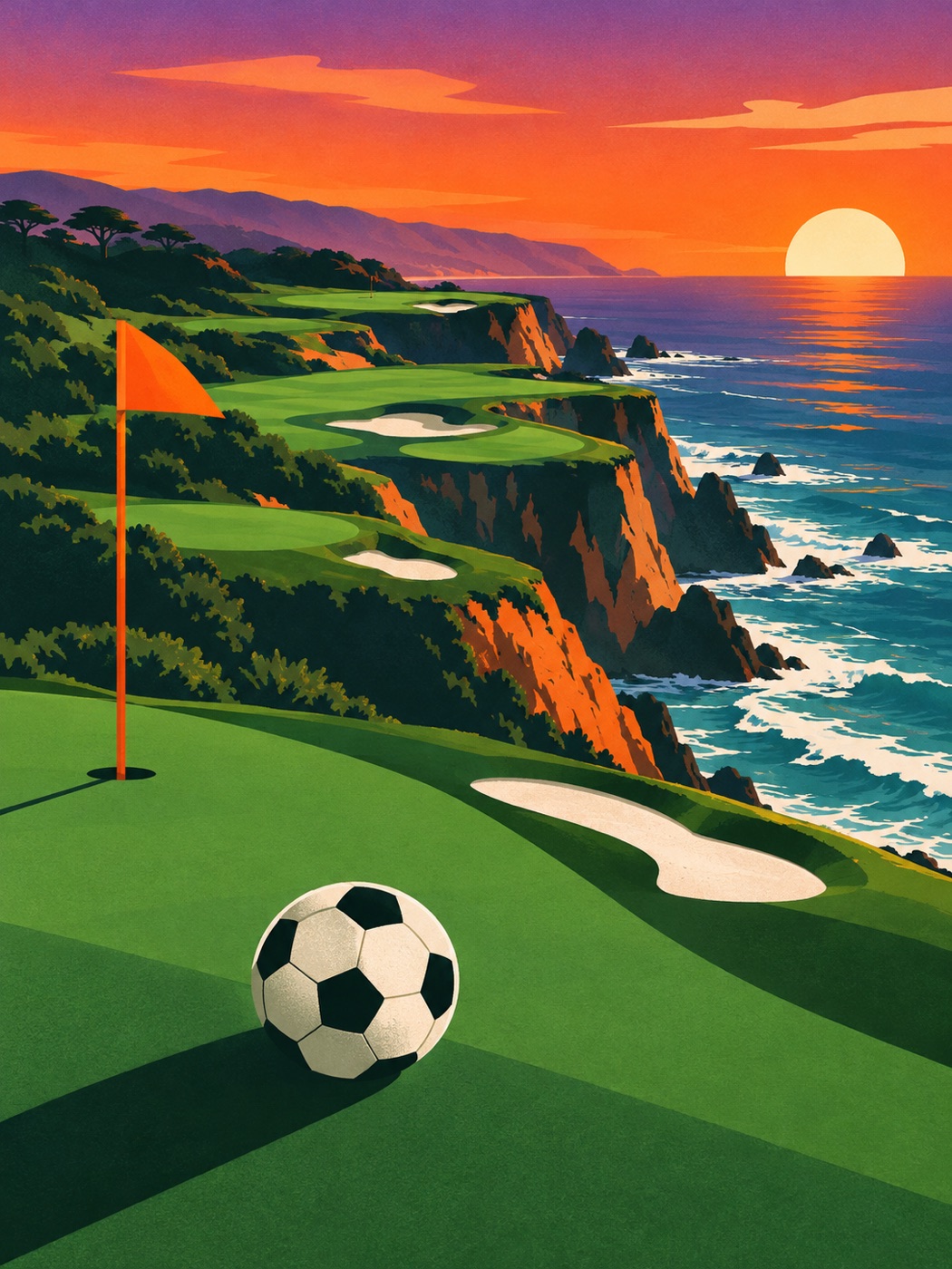Sunridge Coast: clifftop holes above the sea